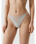 Трусы стринг жен Flavia светло-серый