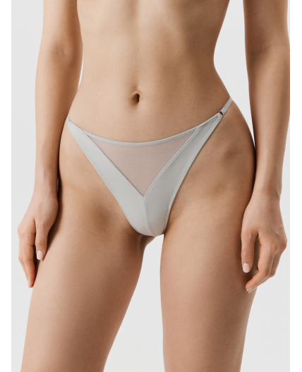 Трусы стринг жен Flavia светло-серый