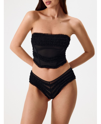 Трусы боксер жен Flana черный