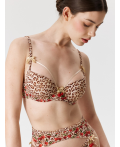 Бюстгальтер T-Shirt жен. Bless леопардовый принт