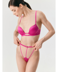 Трусы стринги с высокой талией жен. Janette фуксия