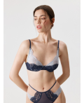 Бюстгальтер с мягкой чашкой жен. Gaska темно-синий