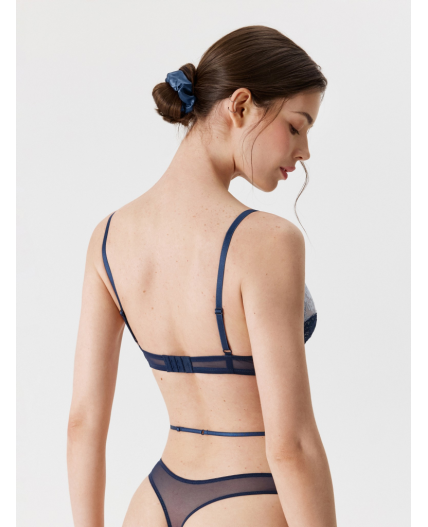 Бюстгальтер с мягкой чашкой жен. Gaska темно-синий