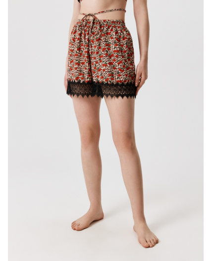 Шорты жен. Litina леопардовый принт