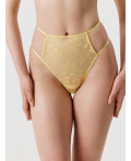 Трусы стринги с высокой талией жен. Ximi желтый
