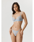 Трусы стринг жен Leptalina голубой