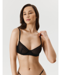 Бюстгальтер с мягкой чашкой жен. Leptalina черный