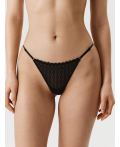 Трусы стринг жен Leptalina черный