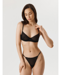 Трусы стринг жен Leptalina черный