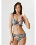 Бюстгальтер Push-up жен. Nimfalis синий принт