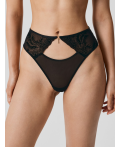 Трусы стринги с высокой талией жен. Pina черный