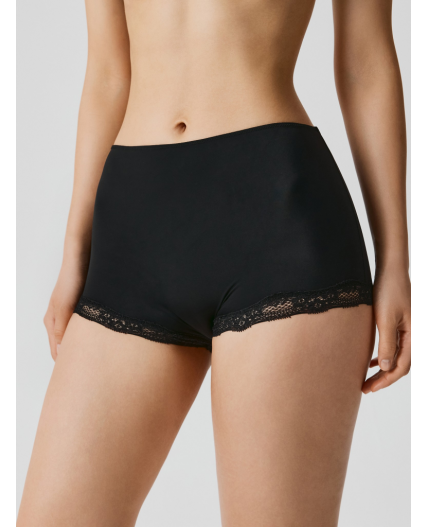 Трусы боксер жен Abana черный