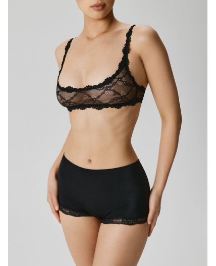 Трусы боксер жен Abana черный