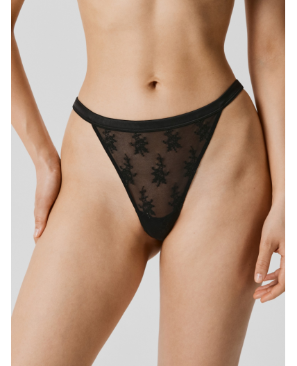 Трусы стринг жен Angelika черный