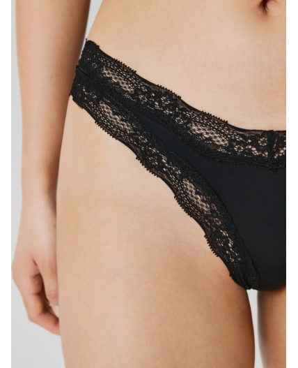 Трусы стринги-бразилиано жен. Baio черный