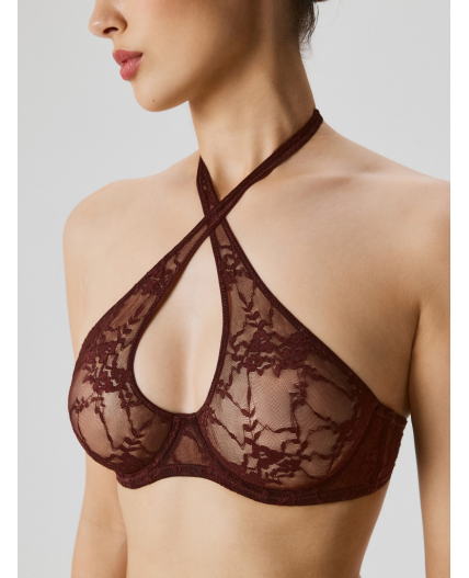 Бюстгальтер с мягкой чашкой жен. Claretta бордовый