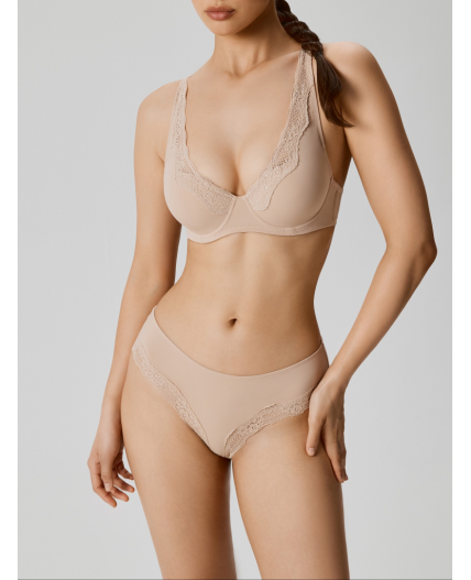 Трусы боксер жен Crina бежевый