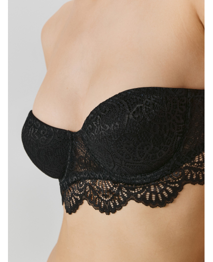 Бюстгальтер с мягкой чашкой жен. Gaba черный