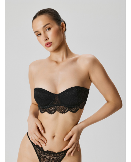Бюстгальтер с мягкой чашкой жен. Gaba черный