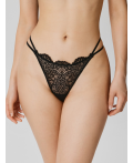 Трусы стринг жен Gaba черный