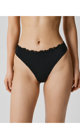 Трусы стринг жен Neya черный