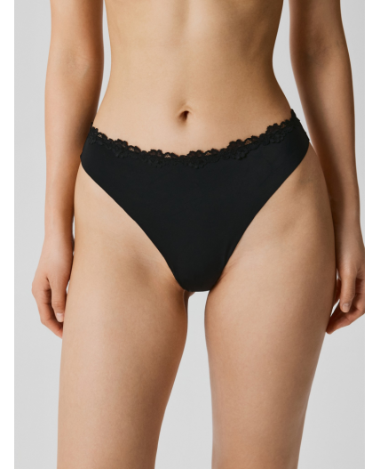Трусы стринг жен Neya черный