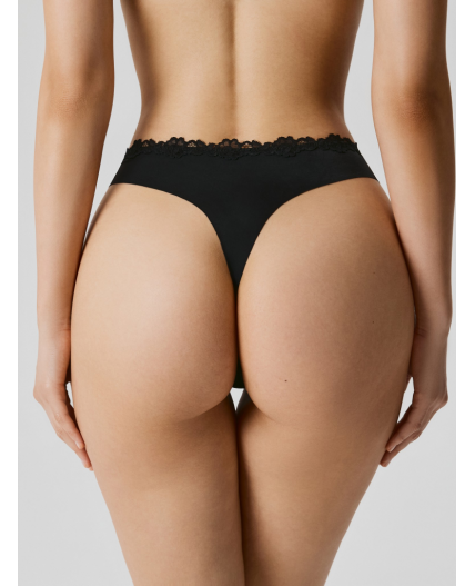 Трусы стринг жен Neya черный