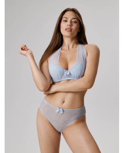 Трусы жен. с высокой талией Parketta голубой