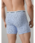 Трусы удлиненные боксер муж в наборе из 3 шт Roberto серый принт