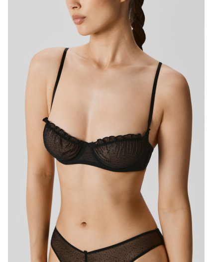 Бюстгальтер с мягкой чашкой жен. Rufala черный