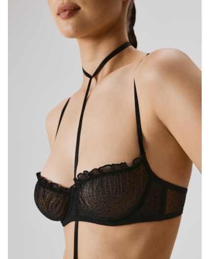 Бюстгальтер с мягкой чашкой жен. Rufala черный