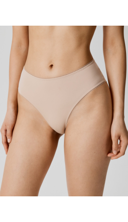 Трусы жен. с высокой талией Salami бежевый