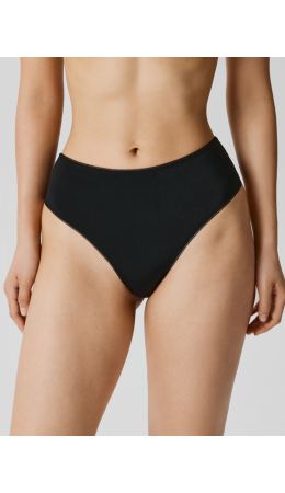 Трусы жен. с высокой талией Salami черный
