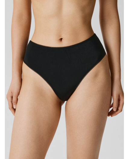 Трусы жен. с высокой талией Salami черный