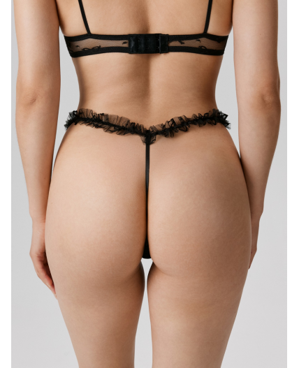 Трусы стринг жен Surprisa черный