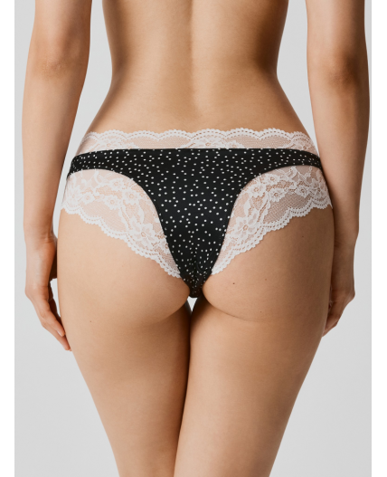 Трусы жен Tina черно-белый