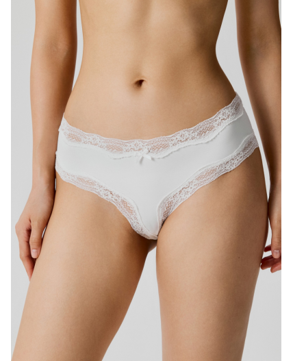 Трусы боксер жен.в наборе из 3 шт Verne черный с бежевым