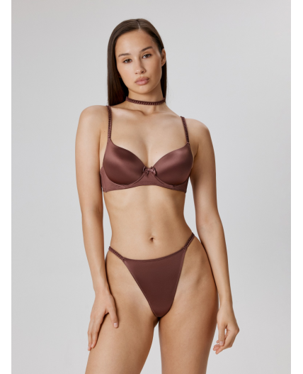 Бюстгальтер T-Shirt жен. Davinia коричневый