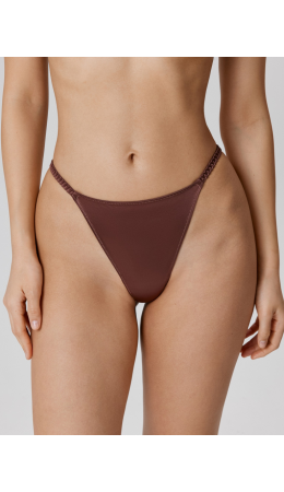 Трусы стринг жен Davinia коричневый