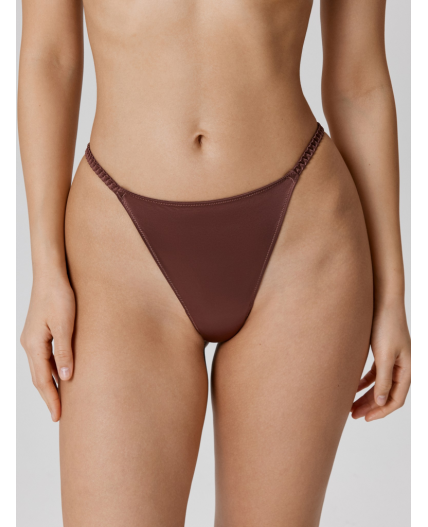 Трусы стринг жен Davinia коричневый