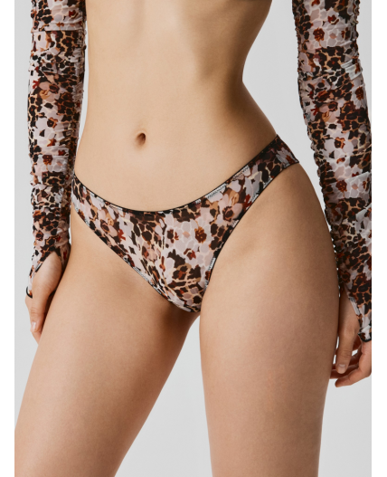Трусы жен Peggy бежевый принт