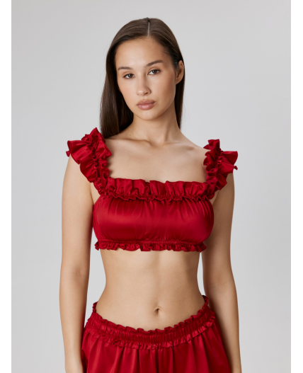 Топ Bralette жен. Dollybell красный