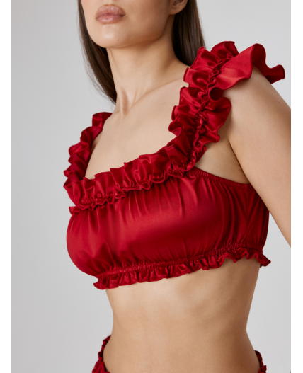 Топ Bralette жен. Dollybell красный