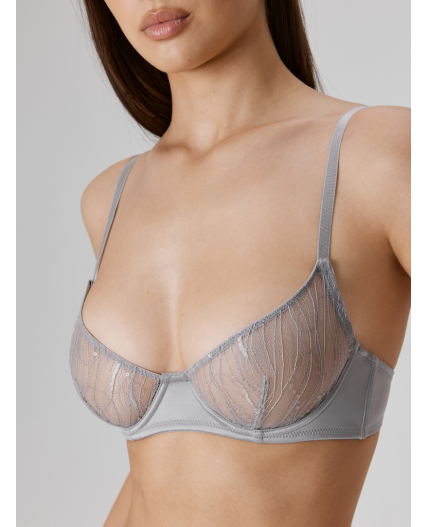 Бюстгальтер с мягкой чашкой жен. Molly серый
