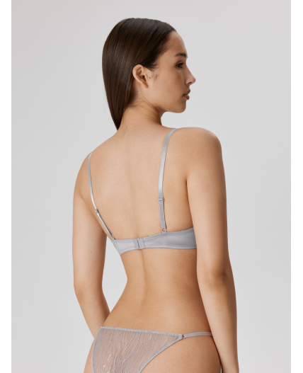 Бюстгальтер с мягкой чашкой жен. Molly серый