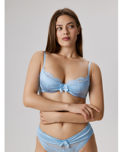 Бюстгальтер с мягкой чашкой жен. Dorota голубой