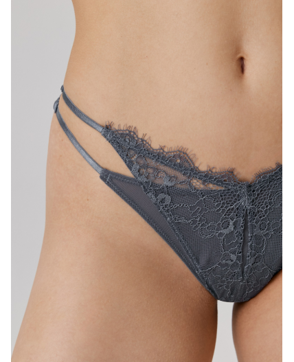 Трусы стринг жен Lucien темно-серый