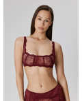 Бюстгальтер Bralette жен. Sauvi бордовый