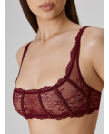Бюстгальтер Bralette жен. Sauvi бордовый