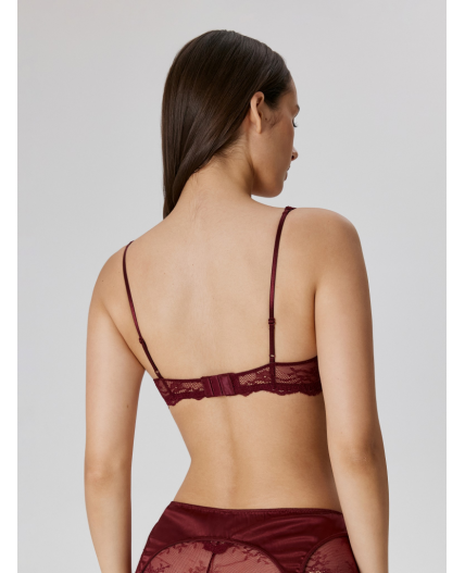 Бюстгальтер Bralette жен. Sauvi бордовый